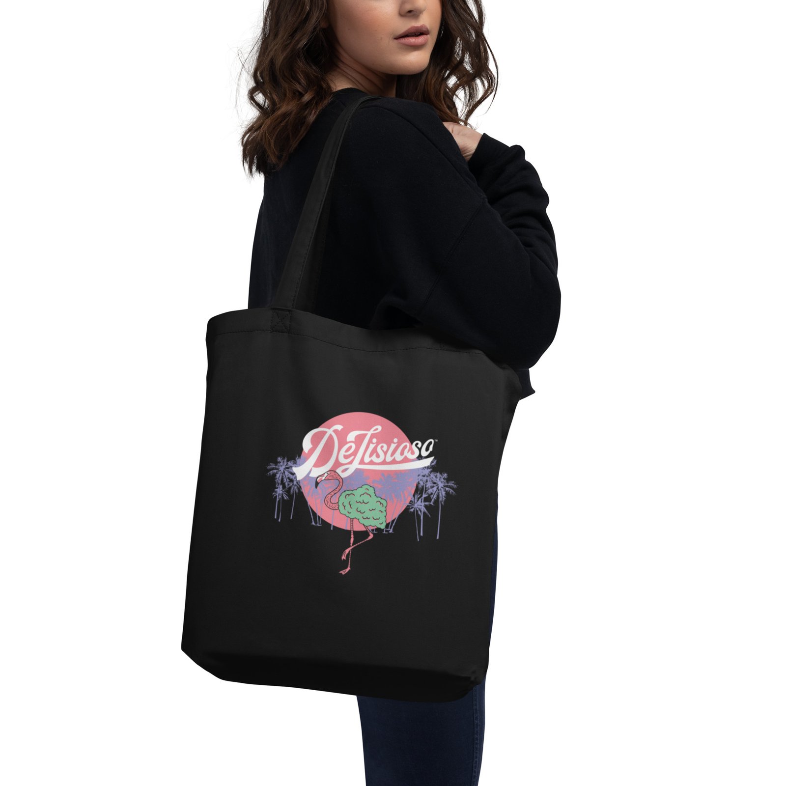 Flamingo Kush DeLisi Eco Tote Bag - Image 2