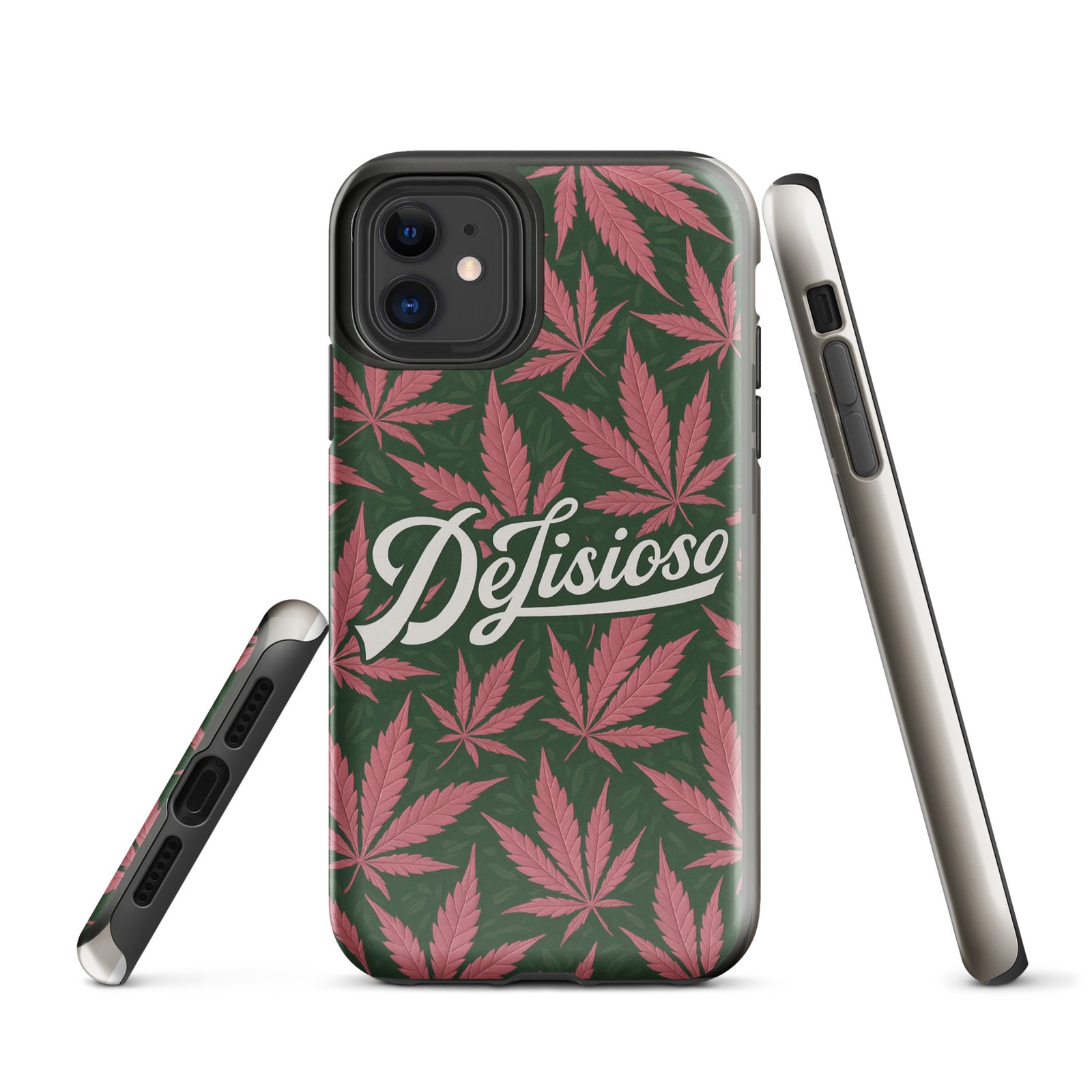DeLisioso Pink Leaf Tough Case for iPhone®