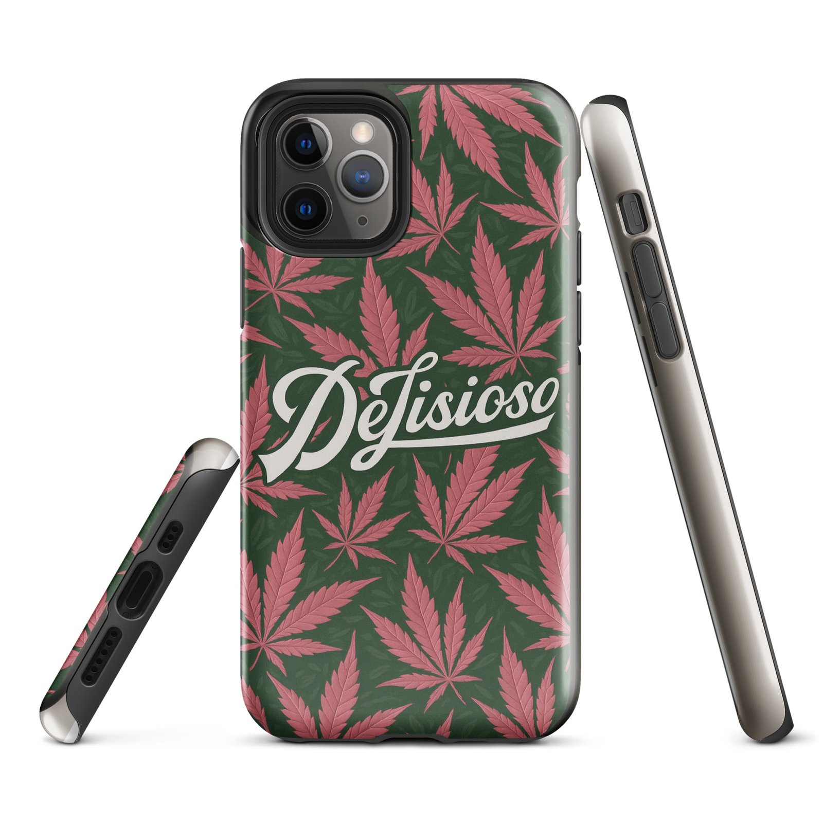 DeLisioso Pink Leaf Tough Case for iPhone® - Image 2