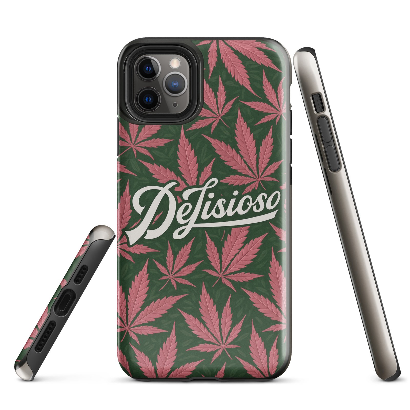 DeLisioso Pink Leaf Tough Case for iPhone® - Image 3
