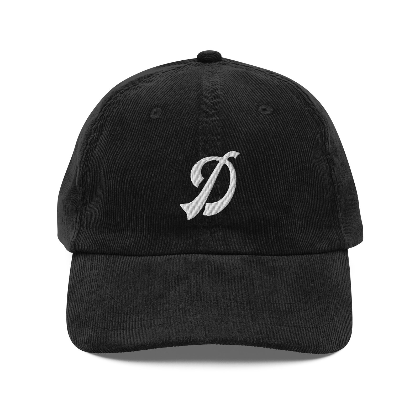 "D" DeLisioso corduroy cap