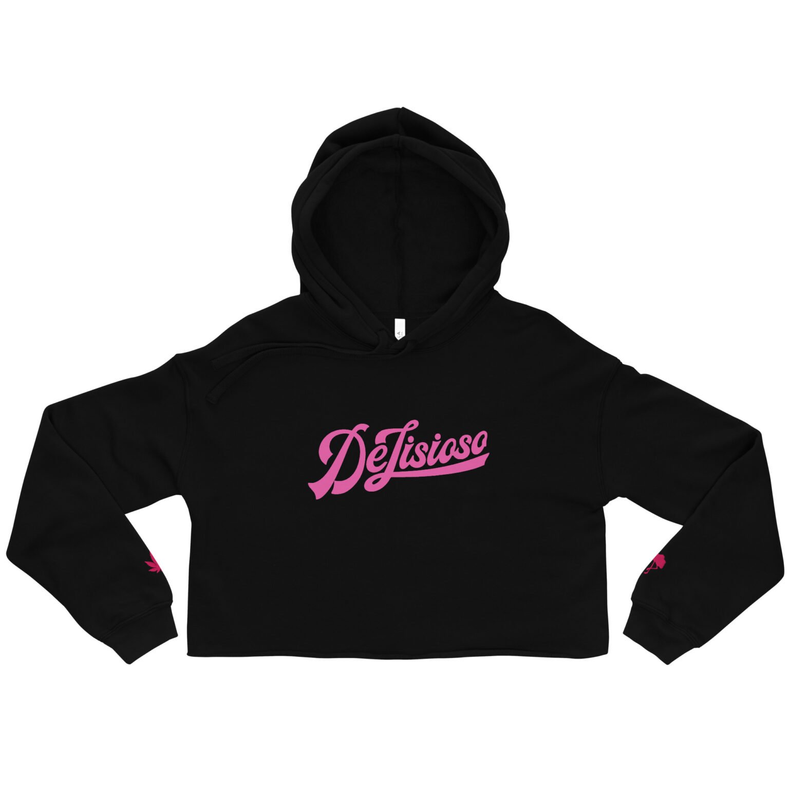 Pink DeLIsioso Crop Hoodie
