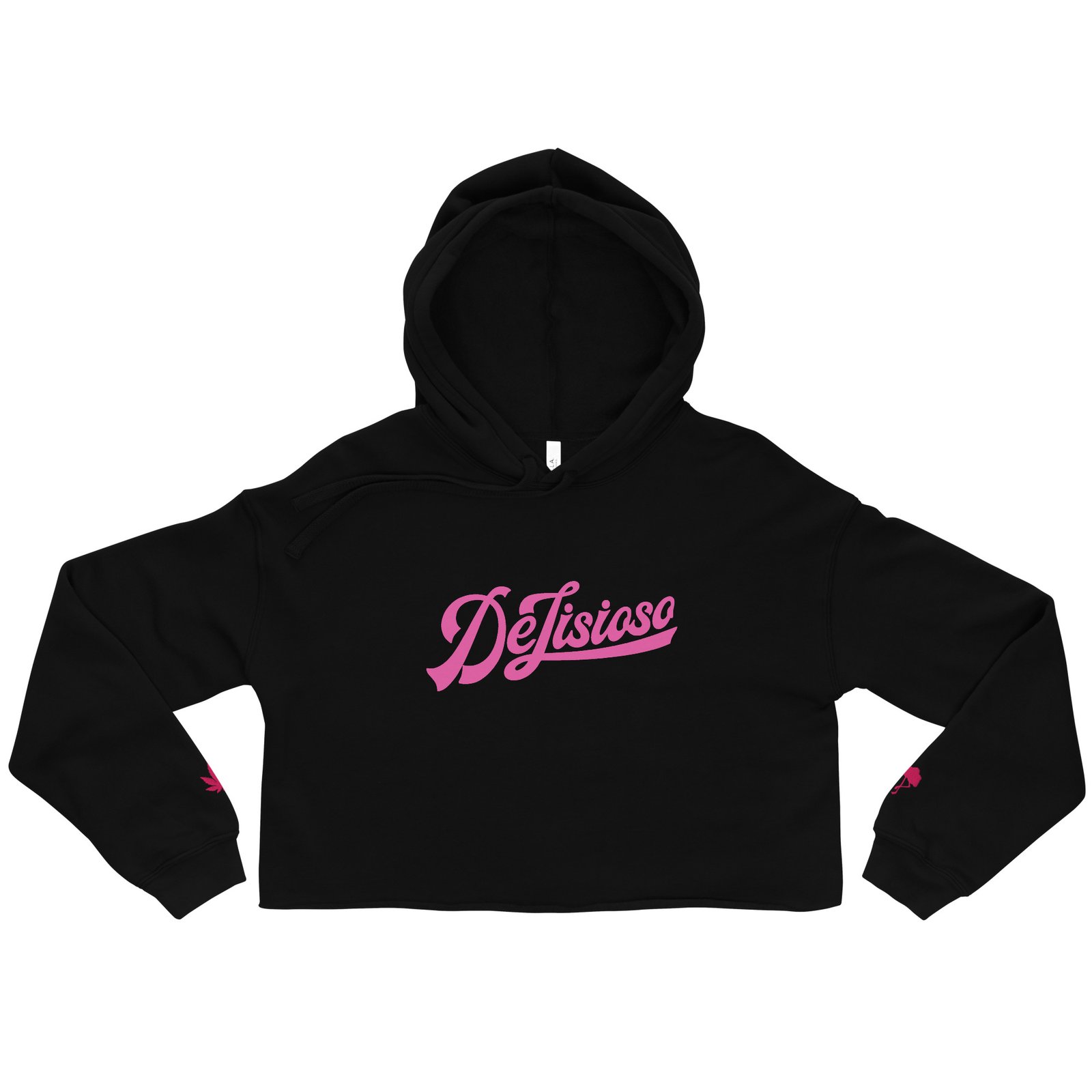 Pink DeLIsioso Crop Hoodie