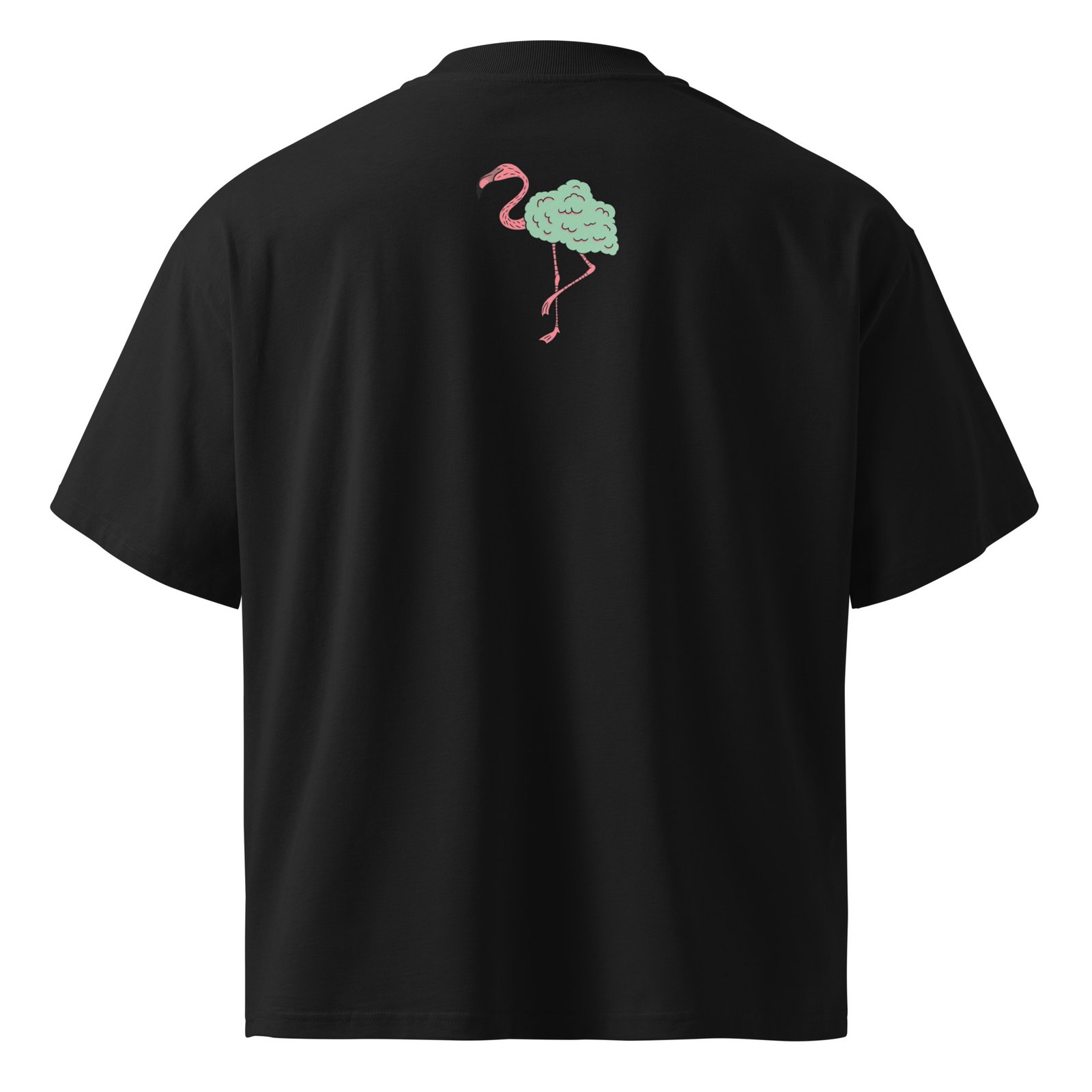 "FTM" organic oversized high neck t-shirt - Image 2