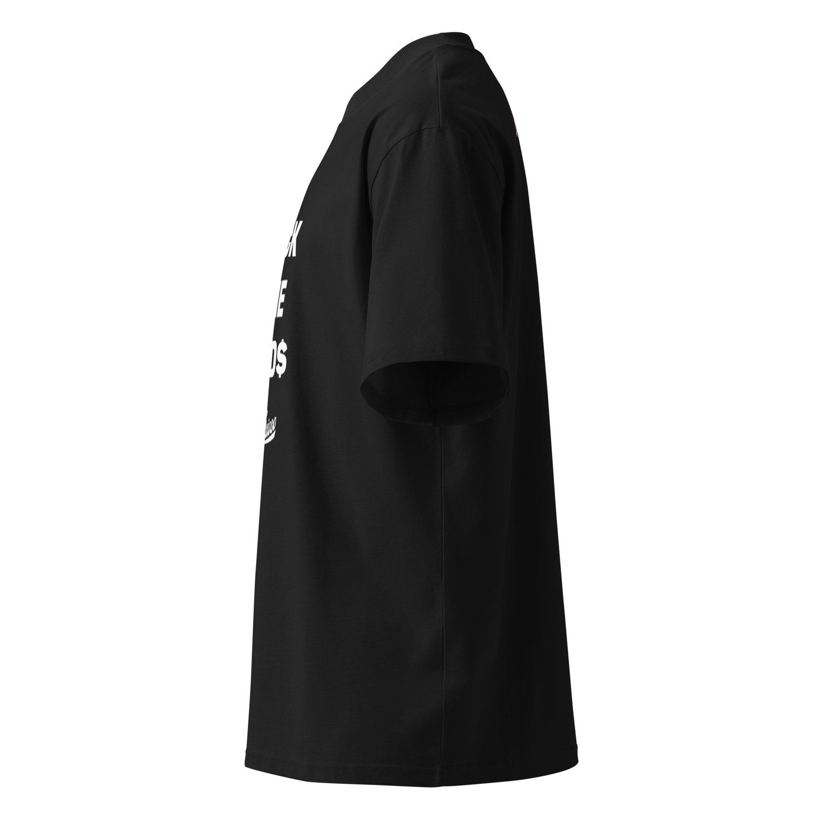 "FTM" organic oversized high neck t-shirt - Image 4